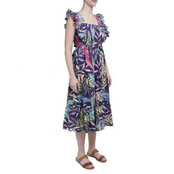 Women's Alicia Maxi Dress With Tie Back Size M - Picture 6 of 6